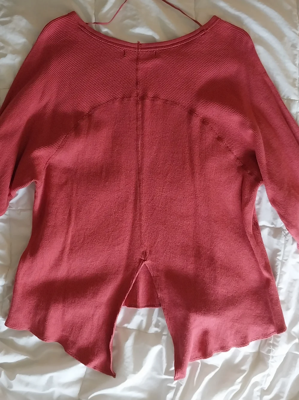 Free People We The Free Women's Relaxed Boatneck Sweater - Rose Pink - Picture 6 of 6
